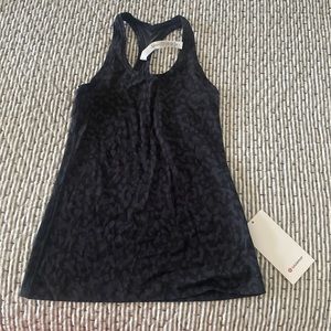 Lululemon Racerback Black Leopard Tank